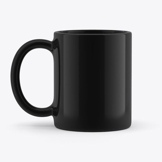 Black Coffee Mug